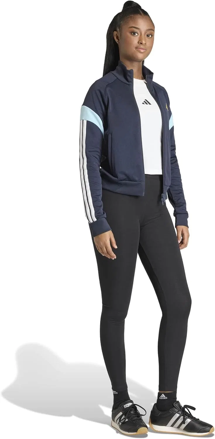 Женская ветровка adidas, Night Navy/Icey Blue/Hazy Beige/White — фото 2