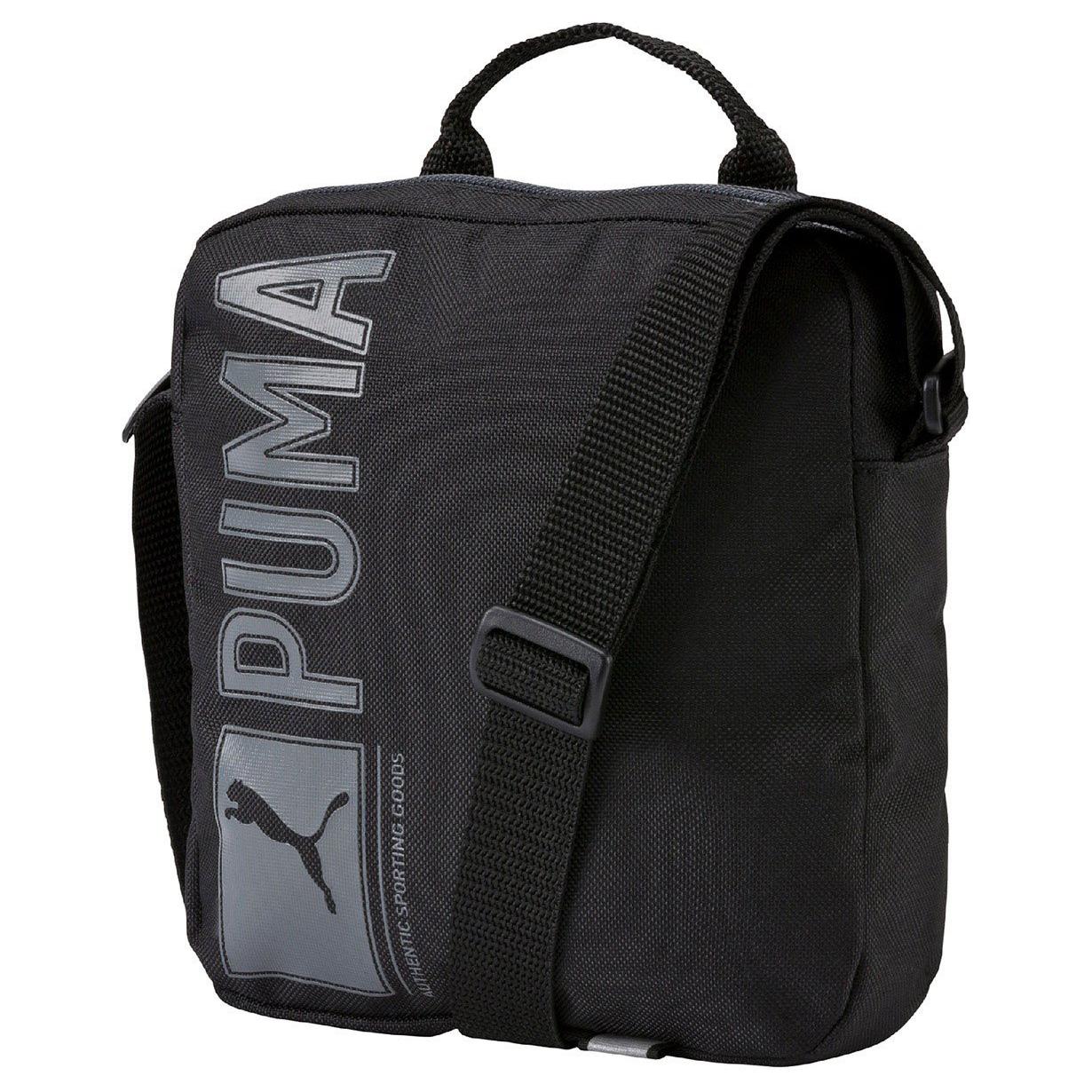 

PUMA Сумка через плечо из полиэстера, обычная, унисекс, черного цвета
