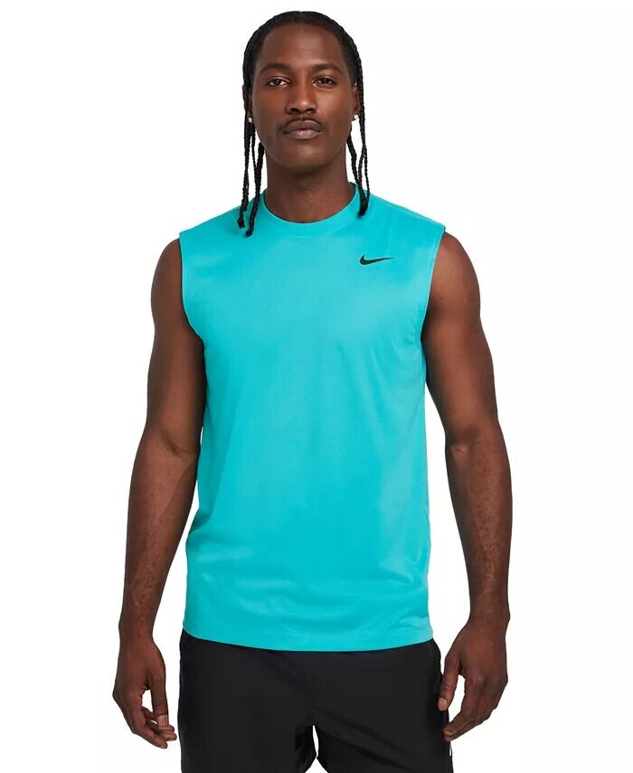 

Мужская футболка Legend Dri-FIT без рукавов для фитнеса Nike, зеленый