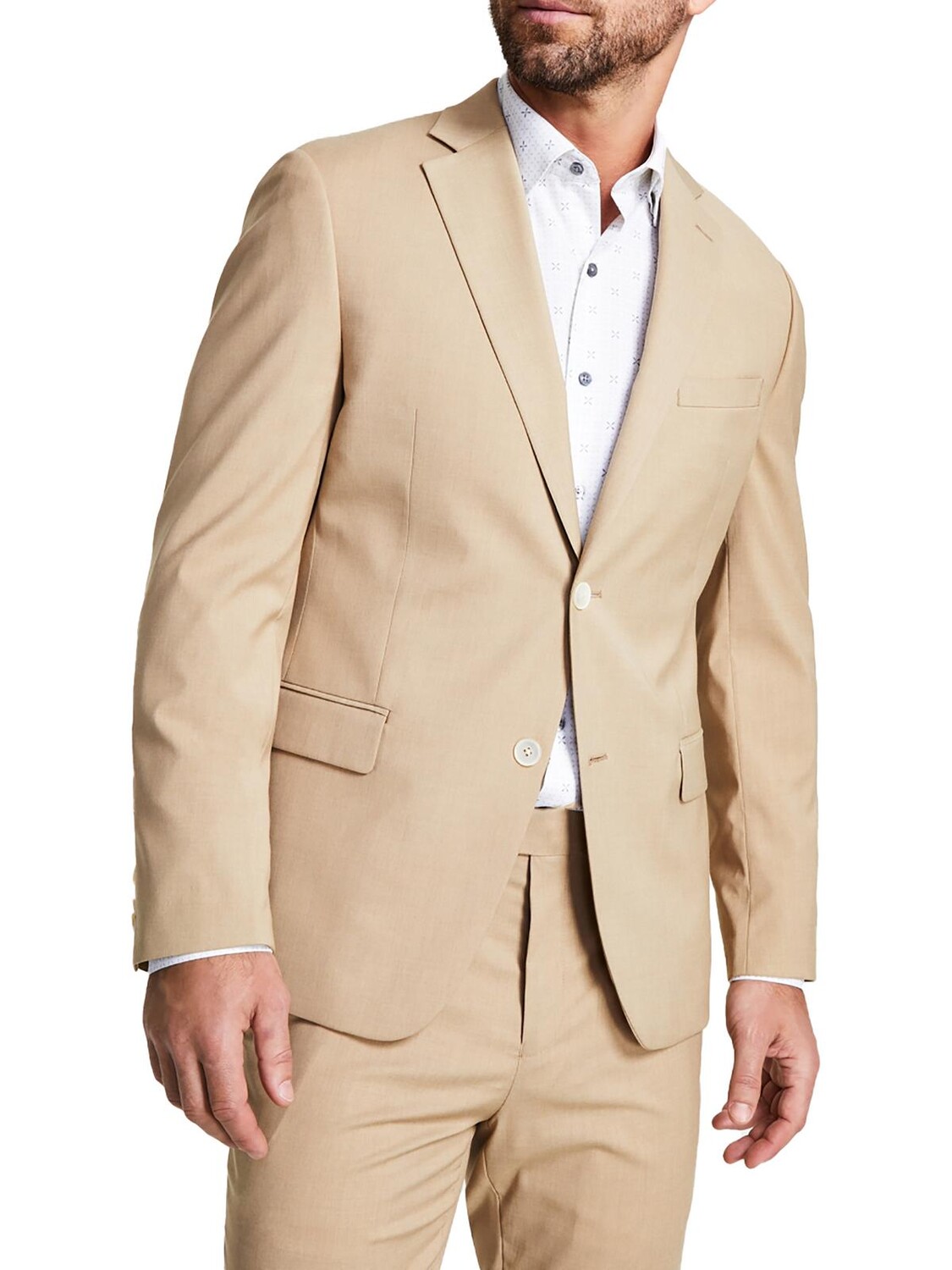 

Мужской деловой пиджак Slim Fit Alfani, цвет Caramel