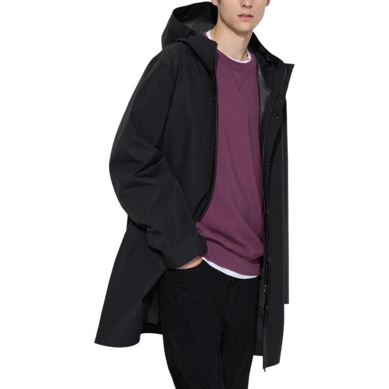 

UNIQLO Куртка мужская, черная, Черный, UNIQLO Куртка мужская, черная
