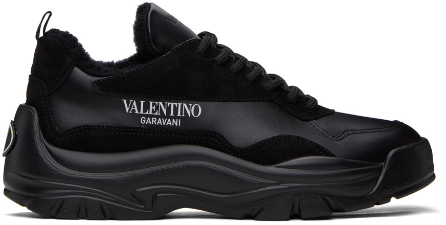 

Черные кроссовки Gumboy из телячьей кожи Valentino Garavani, цвет Nero/Bianco, Черный, Черные кроссовки Gumboy из телячьей кожи Valentino Garavani, цвет Nero/Bianco