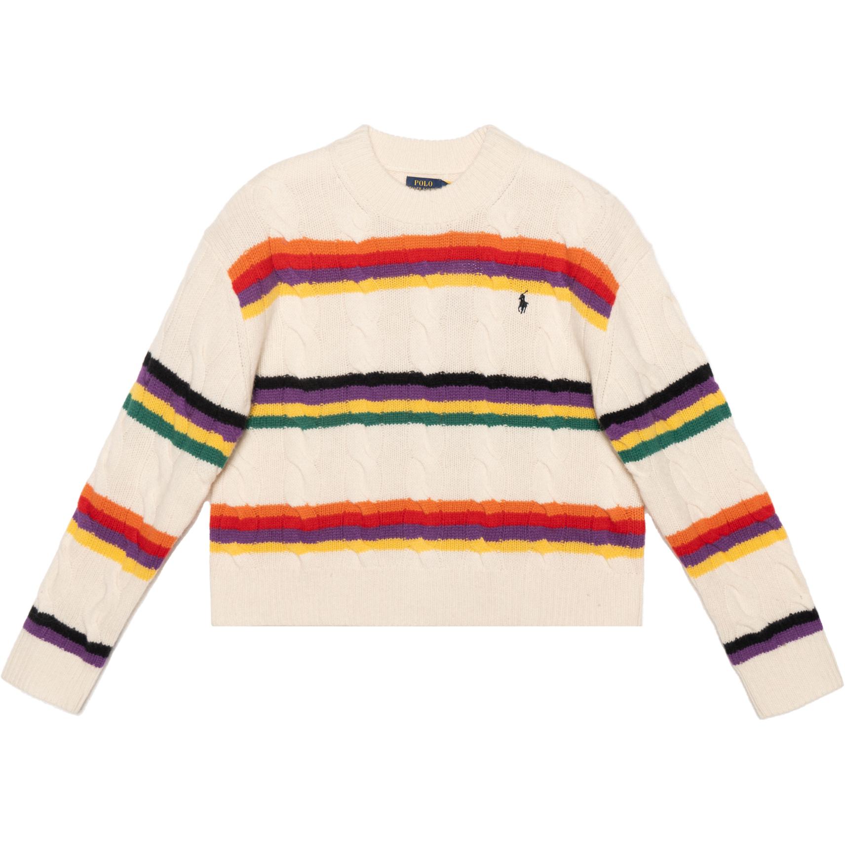 

Женский кашемировый свитер цвета экрю Polo Ralph Lauren, Ecru