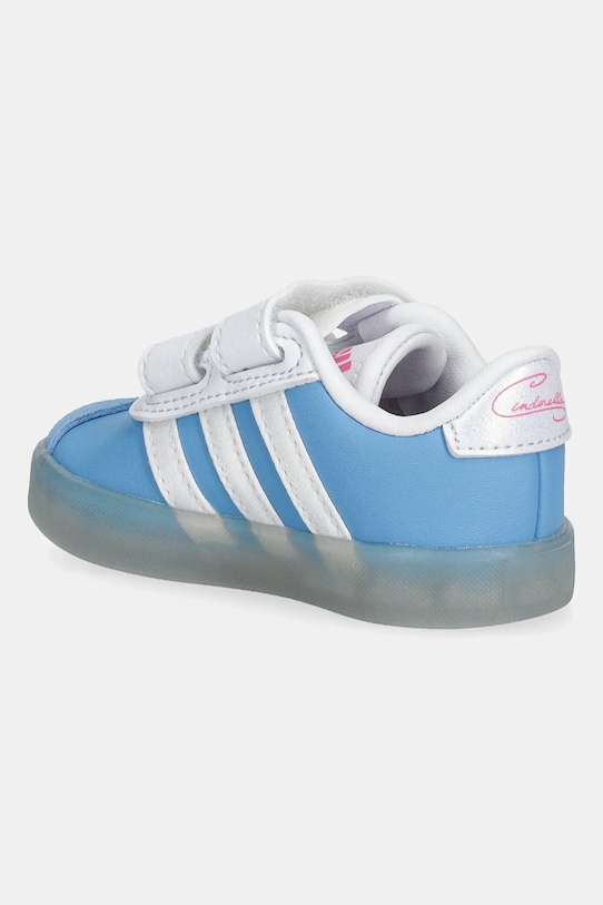 Детские кроссовки VL Court 3.0 Cinderella Adidas, синий — фото 3