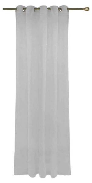 

Штора HOOMstylen Transparant mit Ösen, 1x270x140 см, серый