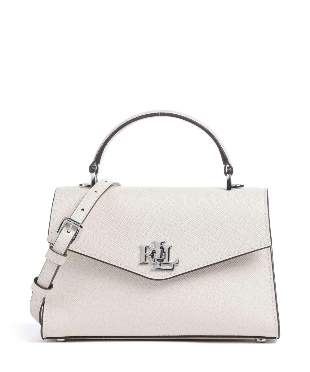 

Сумочка Farrah маленькая из зернистой кожи Lauren Ralph Lauren, белый