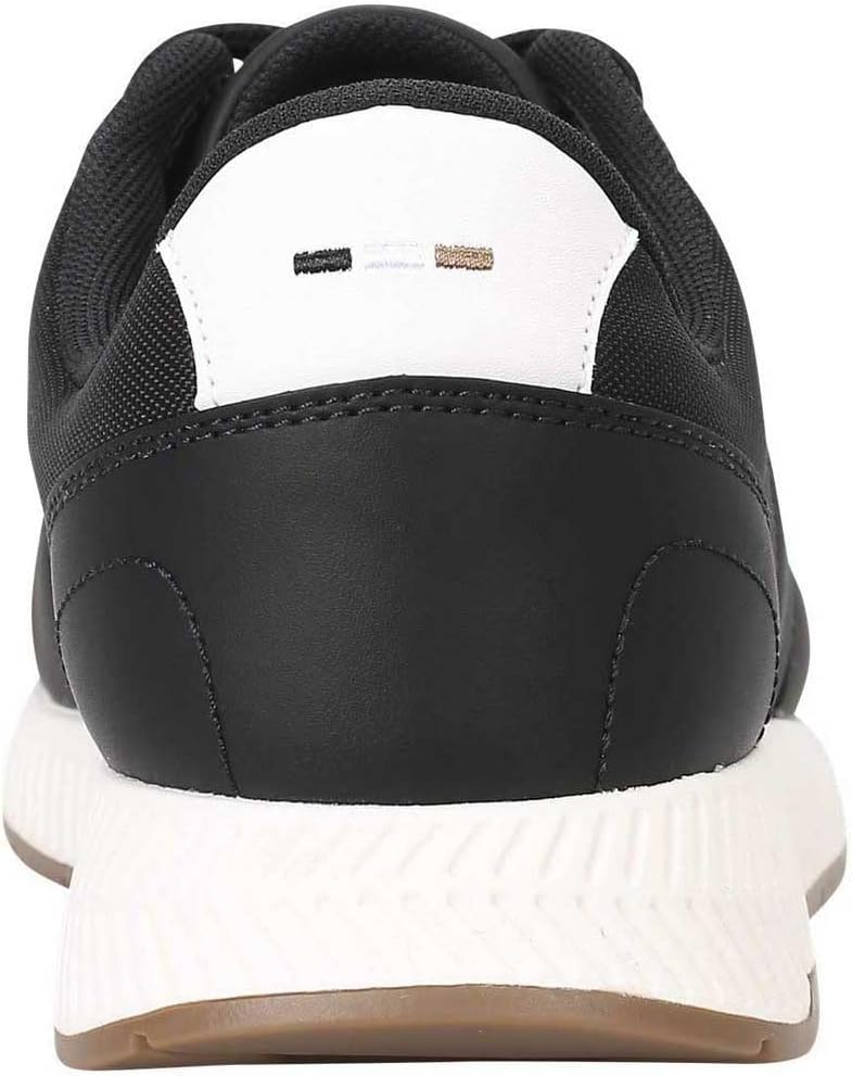 BOSS Titanium_Runn мужские повседневные шнурованные кроссовки, Black 1, 7.5 Men — фото 4