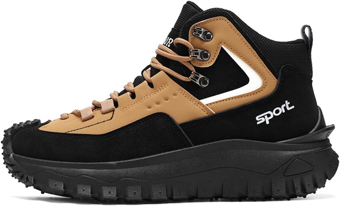 

Мужские высокие кроссовки противоскользящие для активного отдыха с поддержкой голеностопа, повседневные прогулочные кроссовки для мужчин и подростков Lanverth, хаки