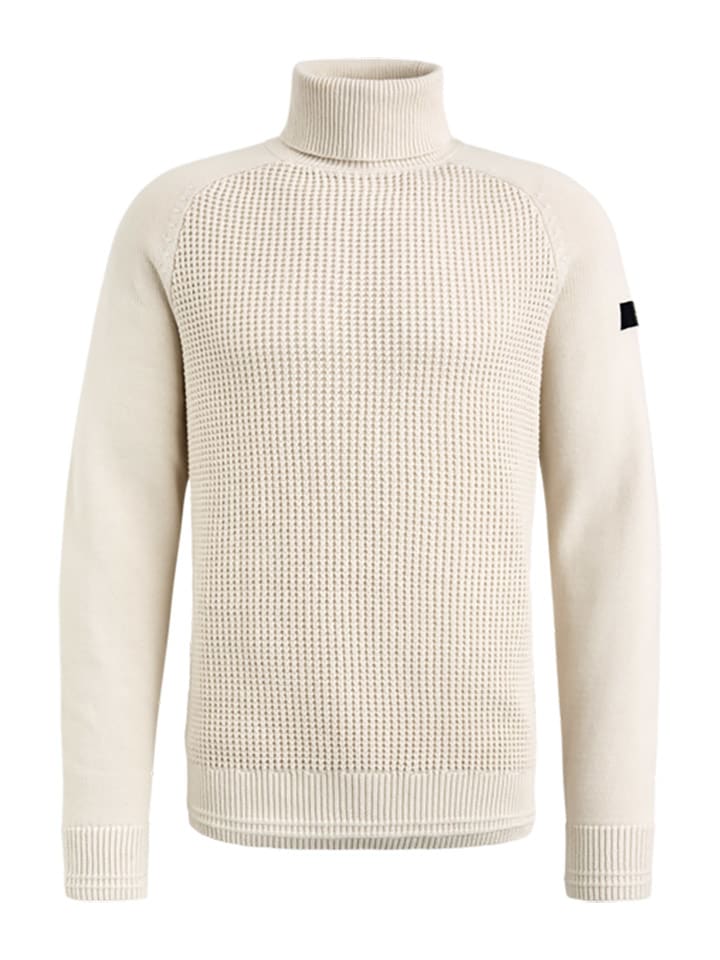 

PME Legend Кремовый свитер с высоким воротником