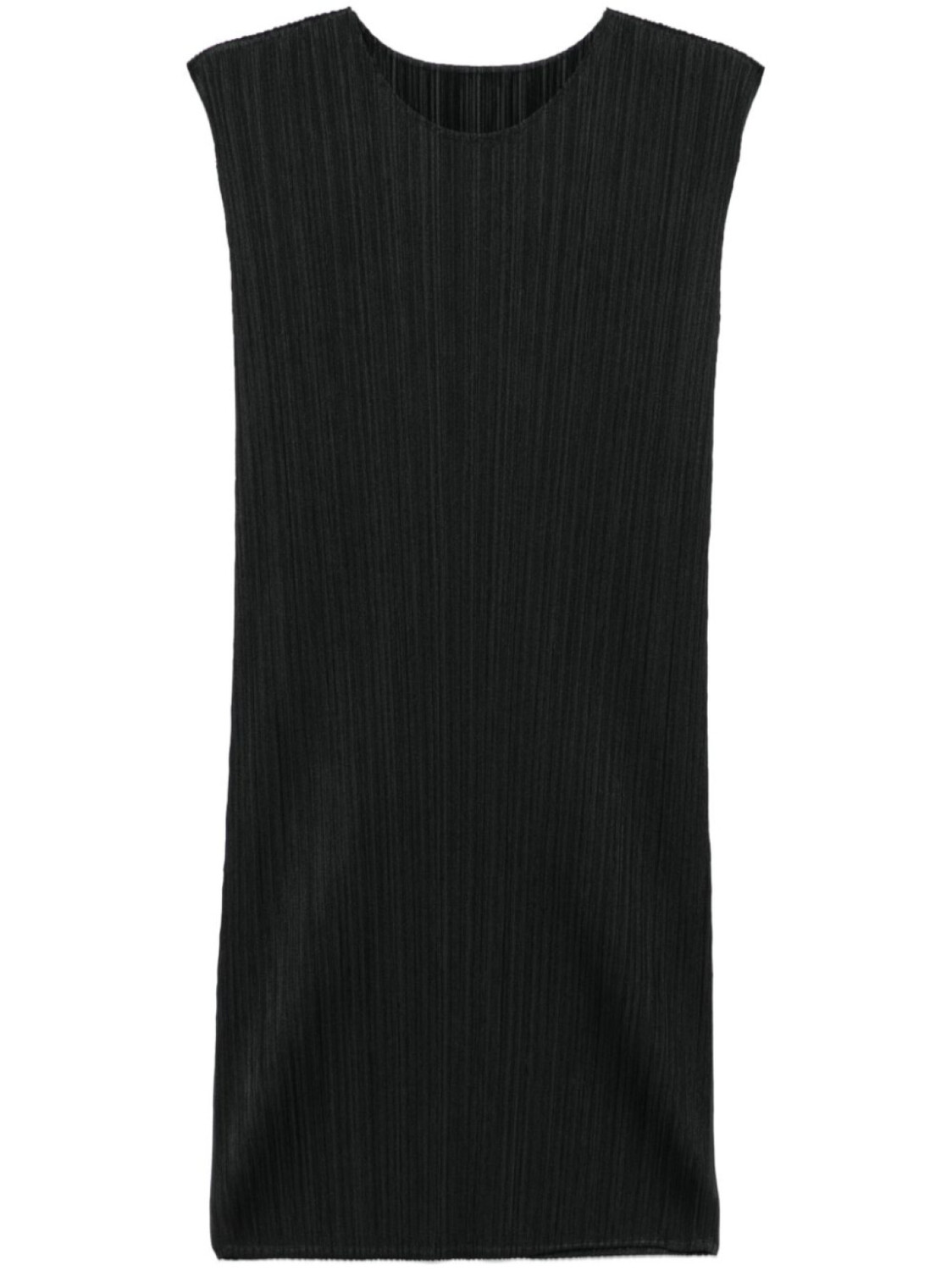 

Pleats Please Issey Miyake плиссированное платье мини, черный
