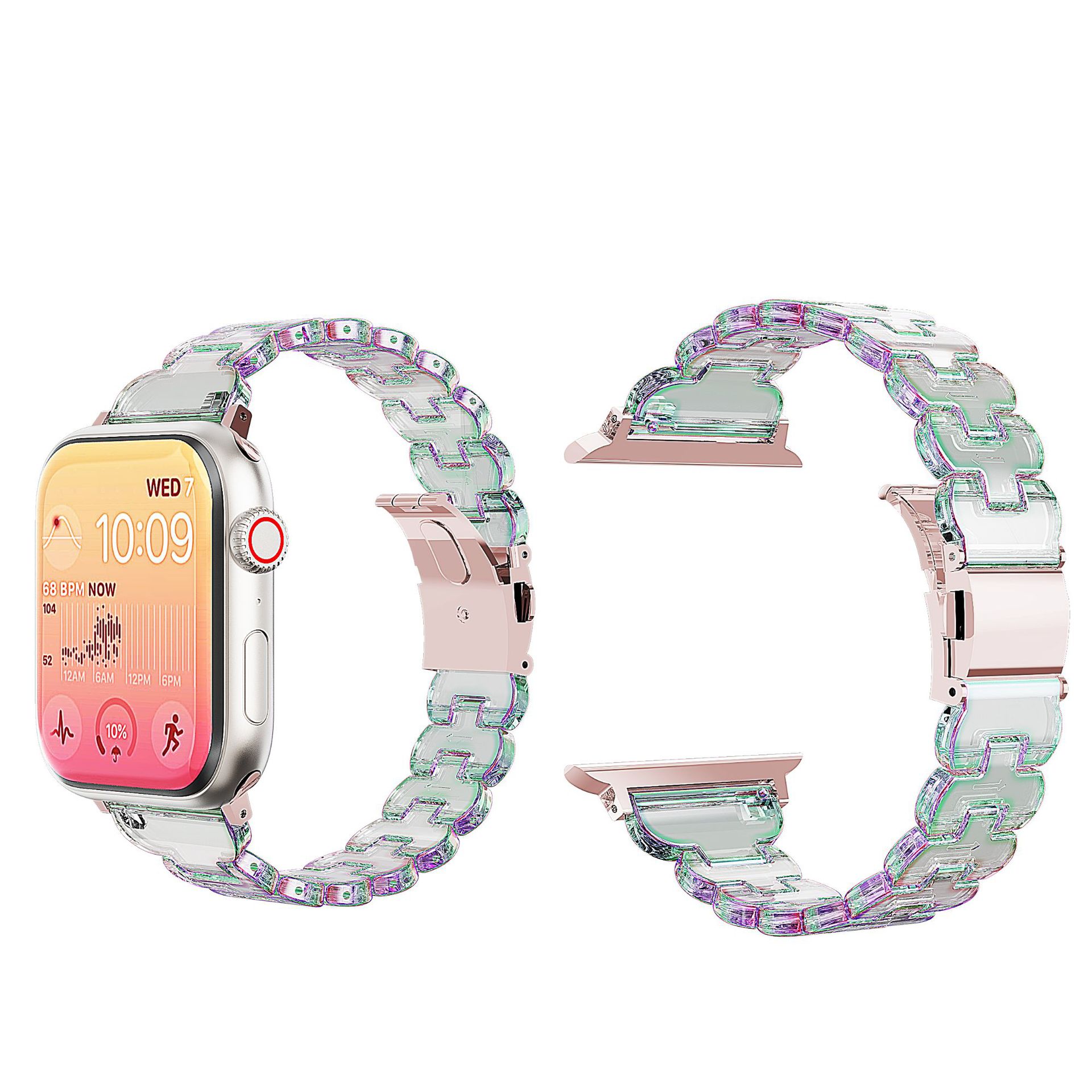 

MSSM Часы Watch Band Apple Compatibility 49mm Material, Dazzling Transparency