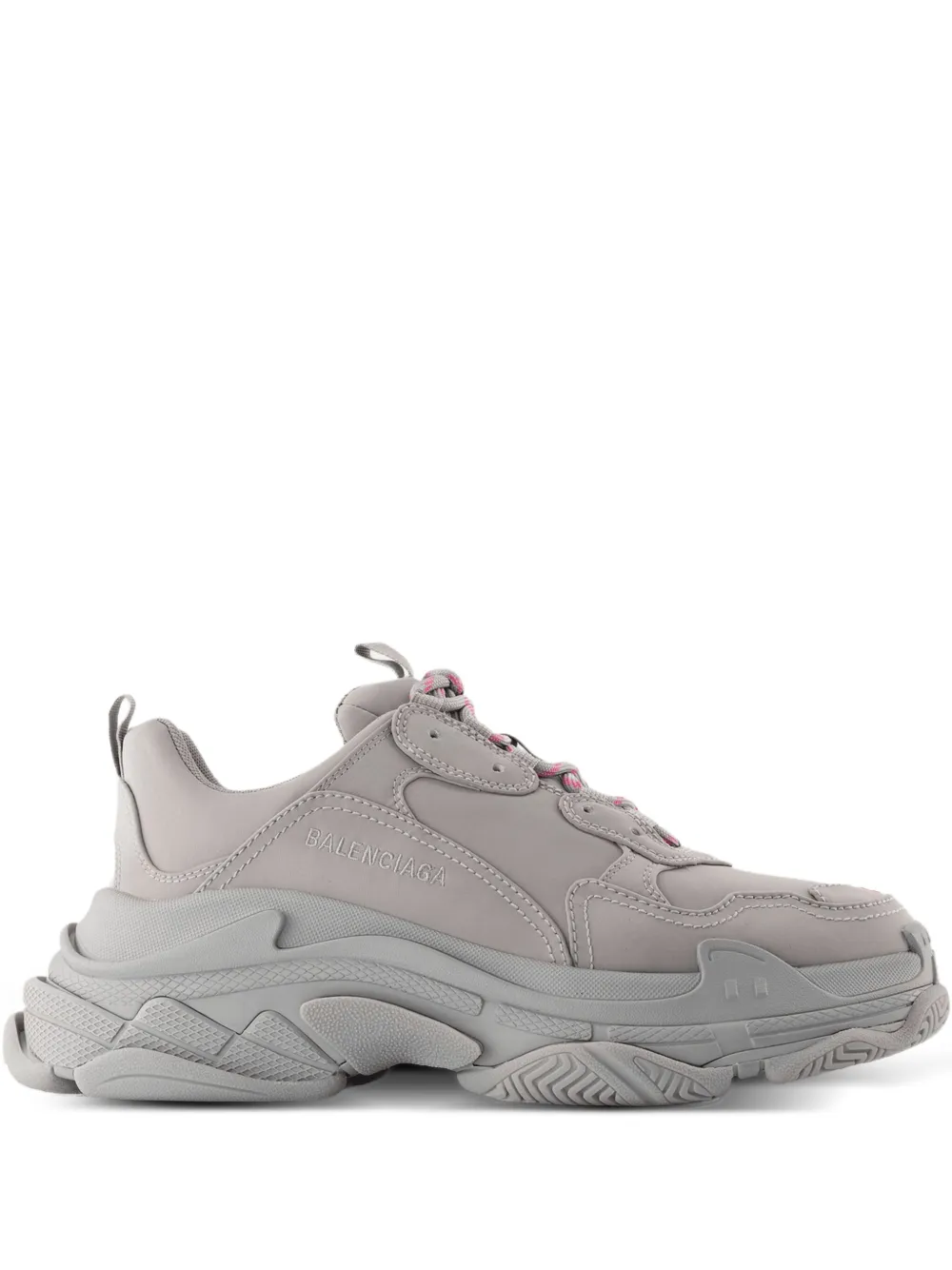 

Кроссовки Triple S с вышитым логотипом BALENCIAGA, серый
