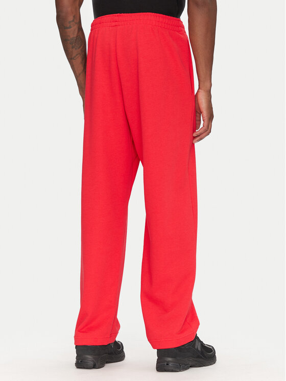 Свободные спортивные штаны Essentials JF3601 Adidas, красный — фото 3