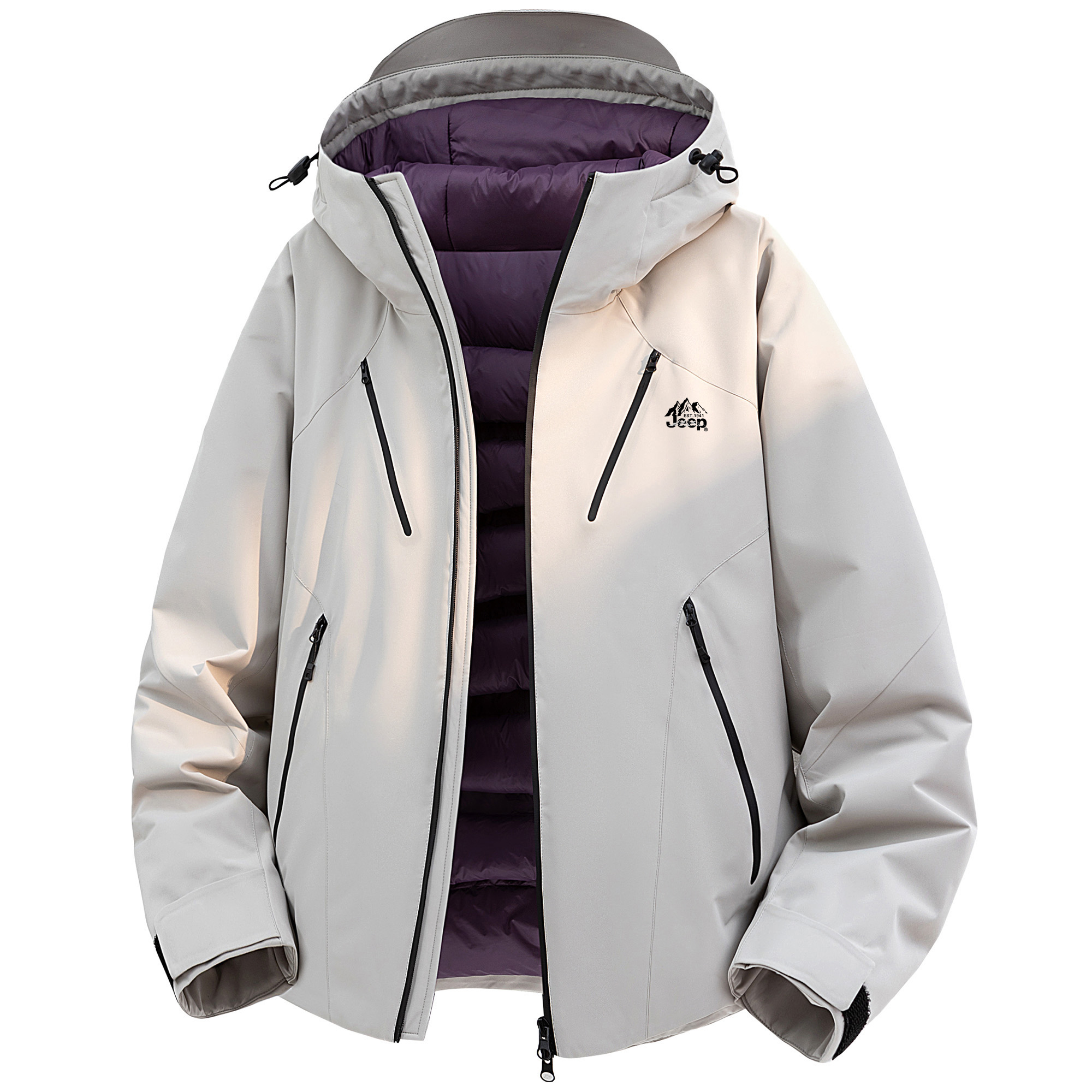 

Куртка Explorer 20 Down Unisex Jeep, серый extreme cold 90 duck down