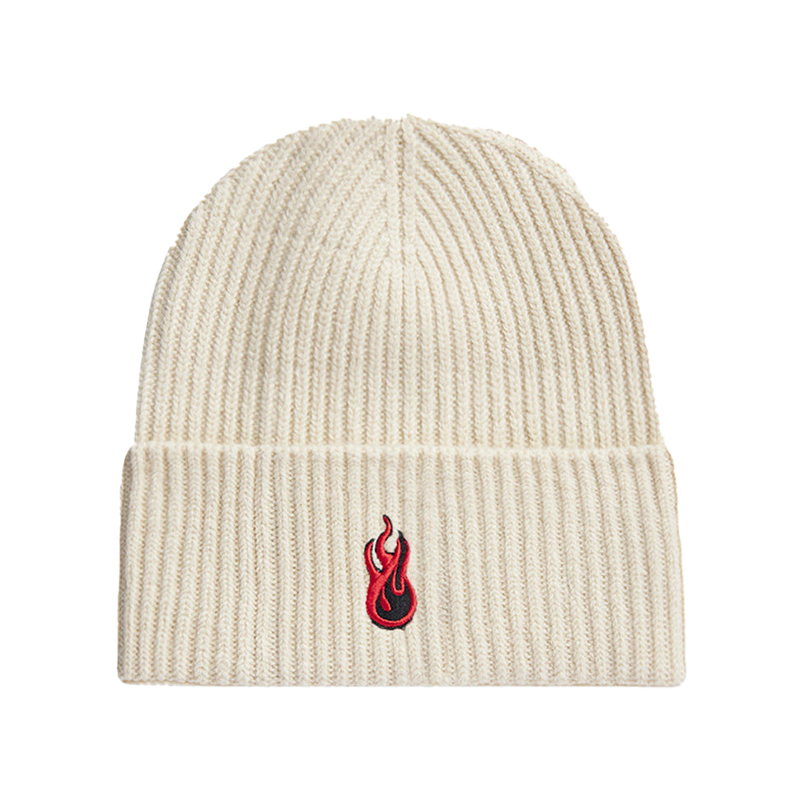 

Vision Of Super Вышитая шапка бини с огненным узором, Sand (HD06SAND)