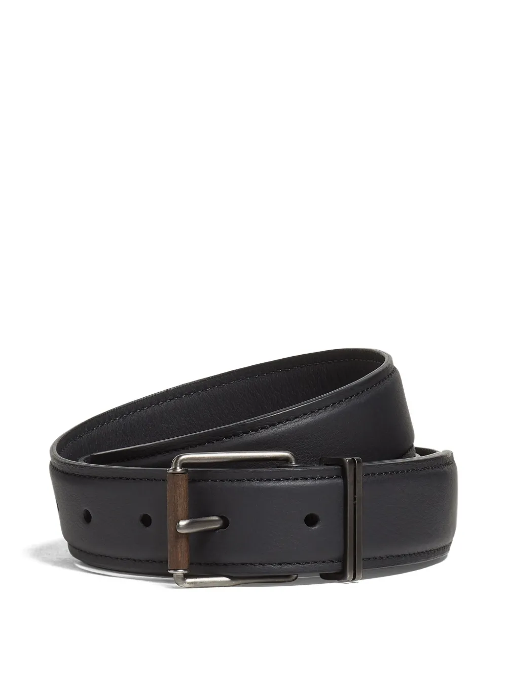 

Ремень с пряжкой Zegna, черный