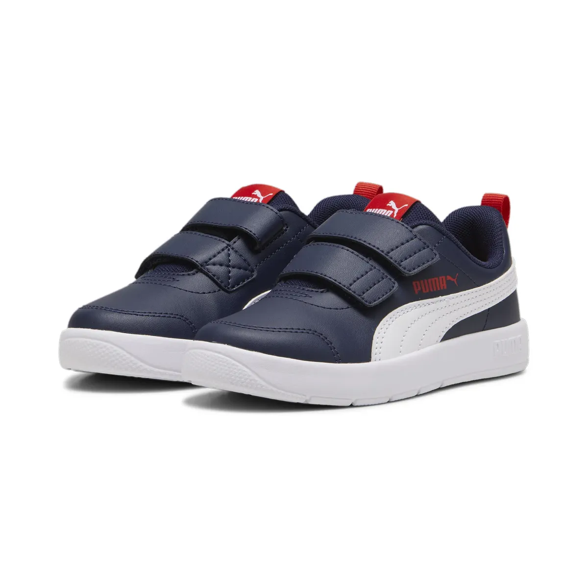 

Кроссовки PUMA "COURTFLEX V3 V PS", цвет Puma Navy- Puma White- Puma Red