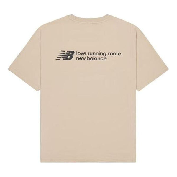 

Футболка 'love running more' t-shirt 'brown' New Balance, коричневый