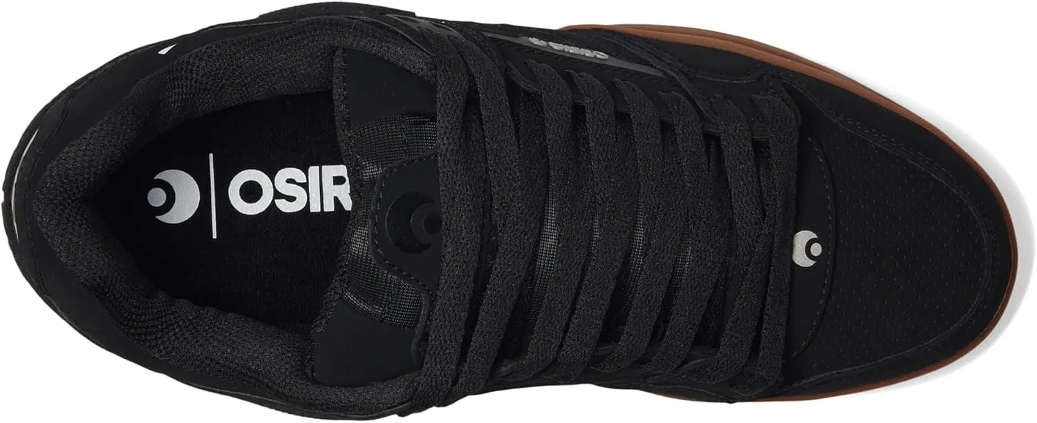 Мужские скейтбордные кроссовки Osiris Peril, Black Black Gum — фото 2
