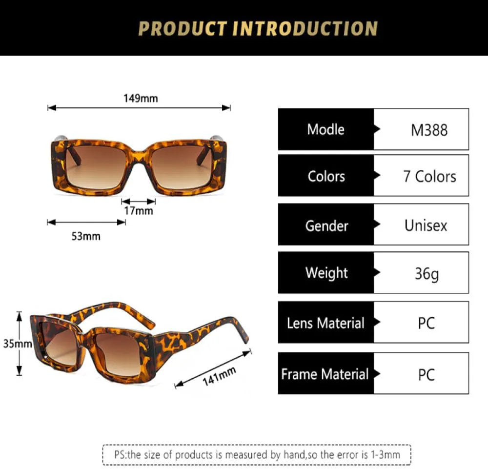 

Солнцезащитные очки в стиле ретро прямоугольной формы 2027 года для женщин и мужчин, винтажные очки для женщин с защитой от ультрафиолета UV400 MTZJH, Pink Pink