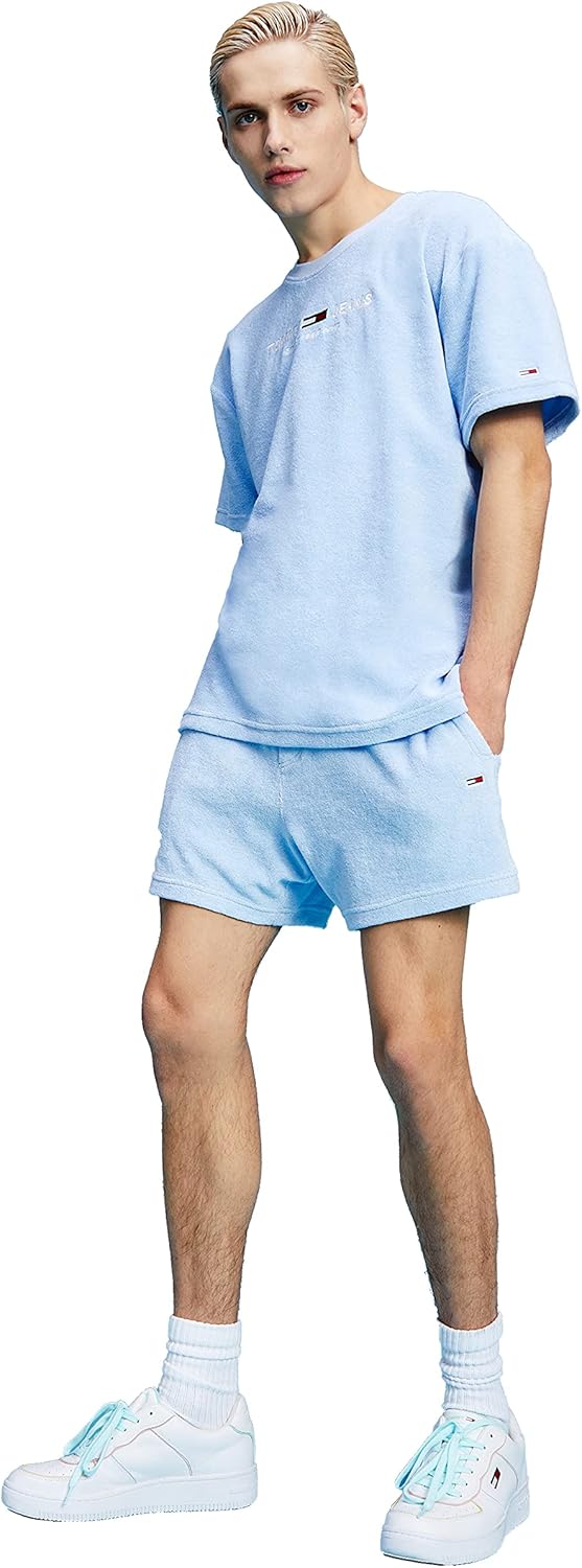 

Мужская футболка Tommy Hilfiger с коротким рукавом и принтом Tommy Jeans, Light Powdery Blue, Синий, Мужская футболка Tommy Hilfiger с коротким рукавом и принтом Tommy Jeans, Light Powdery Blue