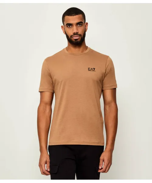 

Футболка Slim fit Ea7, бежевый