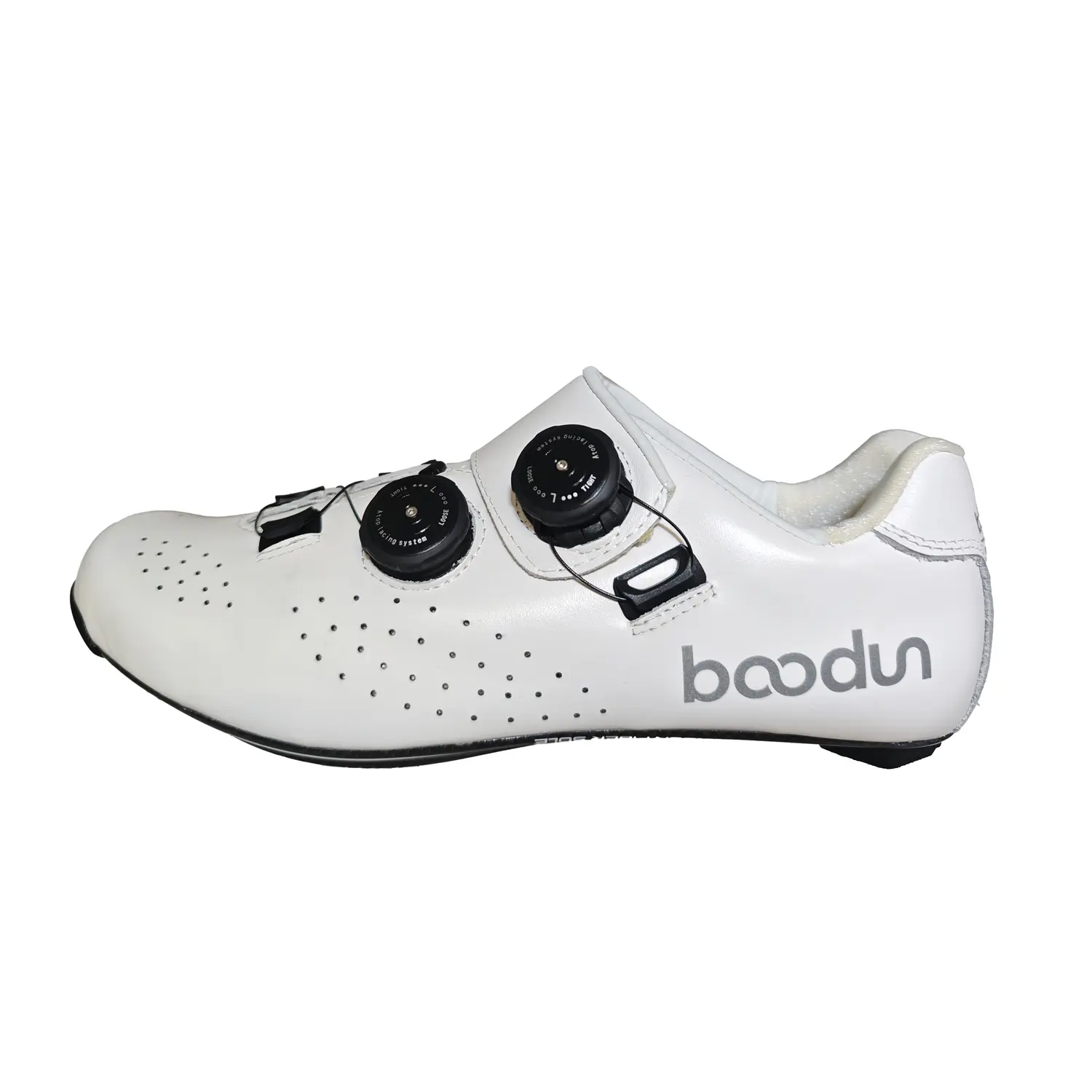 

Дышащие, поддерживающие и легкие низкие велотуфли Unisex BOODUN, белый