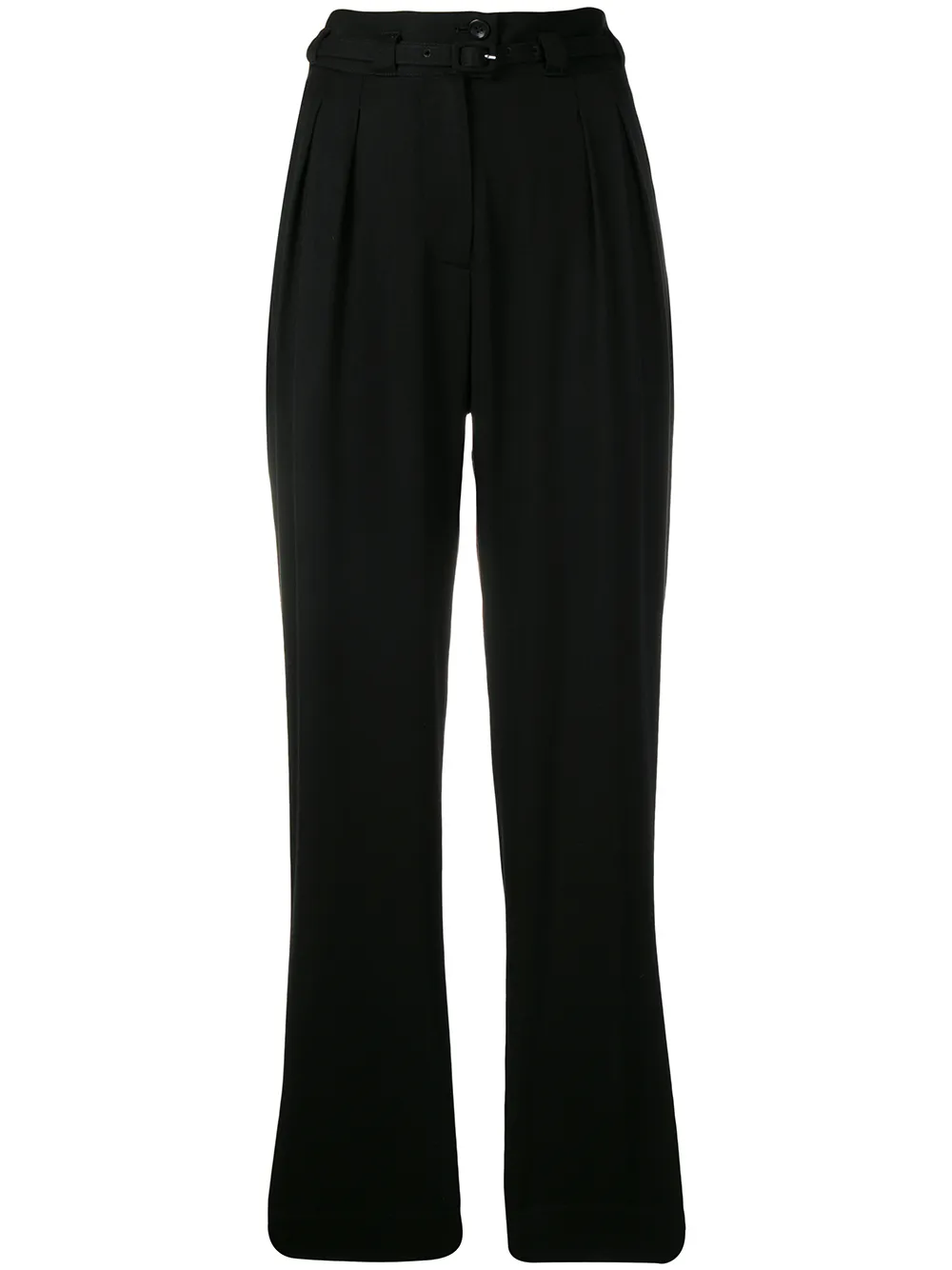 

Прямые брюки с ремнем A.P.C., черный