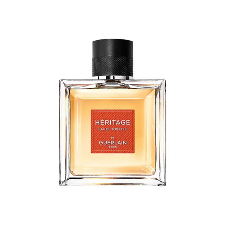 GUERLAIN Классический мужской парфюм Heritage Amber Eau De Toilette 100 мл с нотами лаванды, пачули, сандала и черного перца — фото 2
