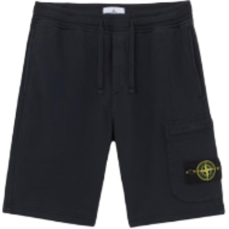 

Повседневные шорты мужские черные Stone Island, черный