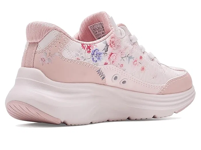 Кроссовки с цветочным дизайном Hands Free Slip-Ins Contour Foam Gentle Bloom SKECHERS KIDS, Rose — фото 4