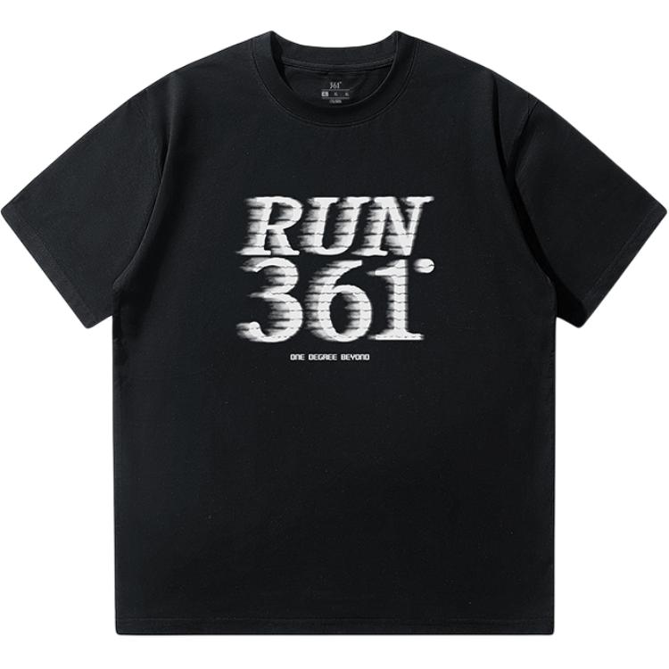 

361° Футболка мужская Black Crew Neck Straight Fit