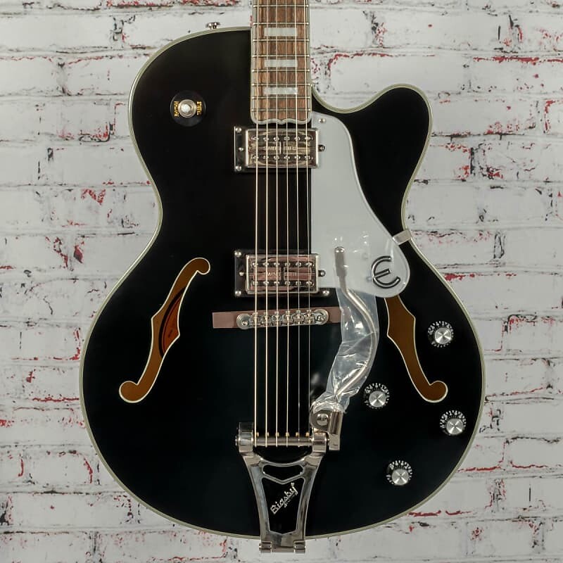 

Электрогитара Epiphone Emperor Swingster Hollowbody - Black Aged Gloss