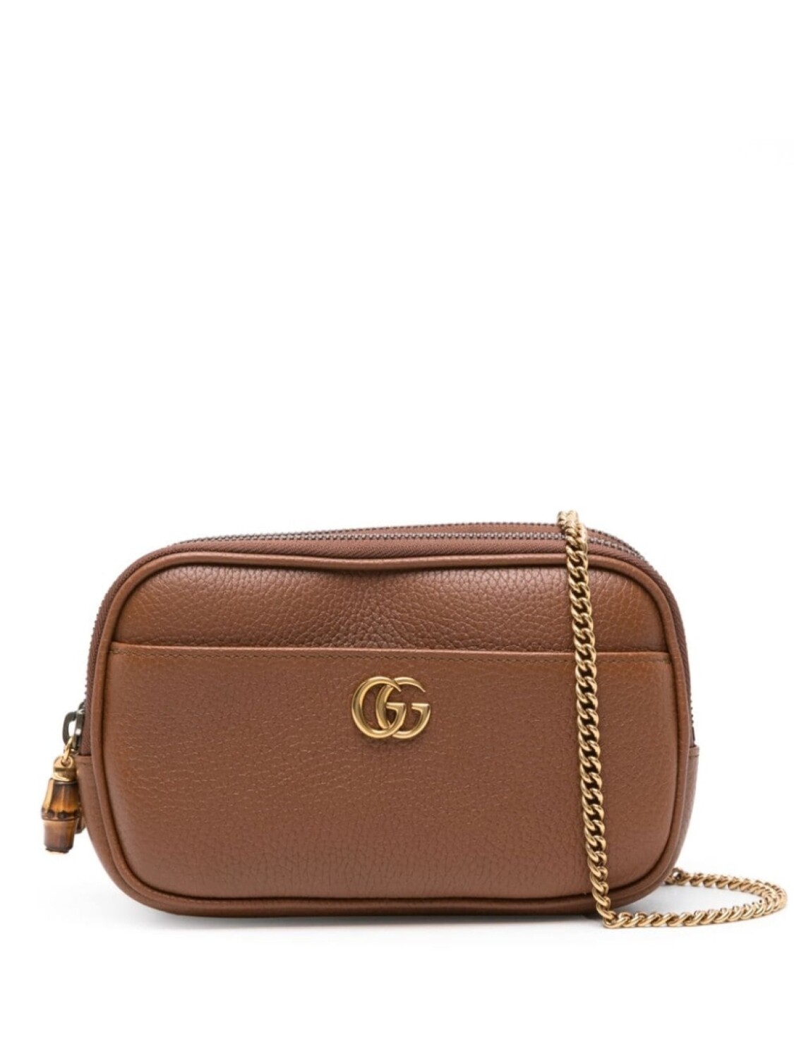 

Мини-сумка Gucci Double G Super, коричневый