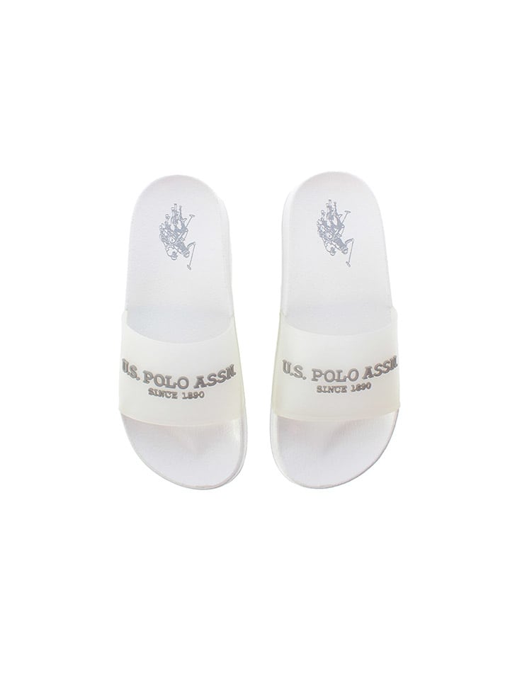 Мюли U.S. Polo Assn., белый — фото 3