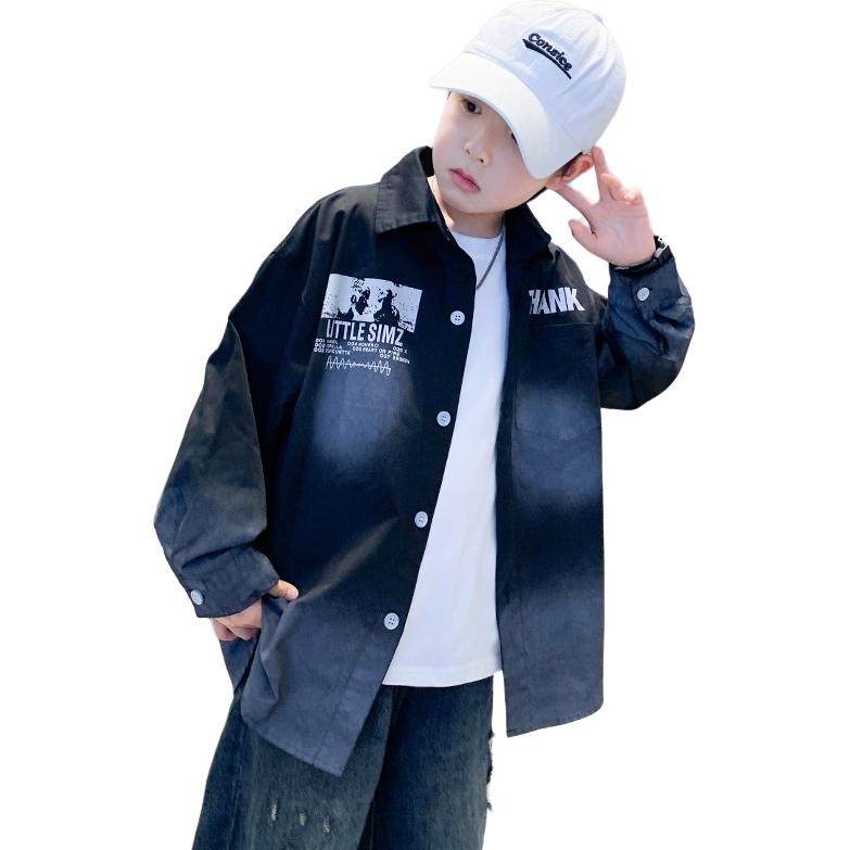 

Детская повседневная рубашка с лацканом Moderate EASTERN CAMEL, черный