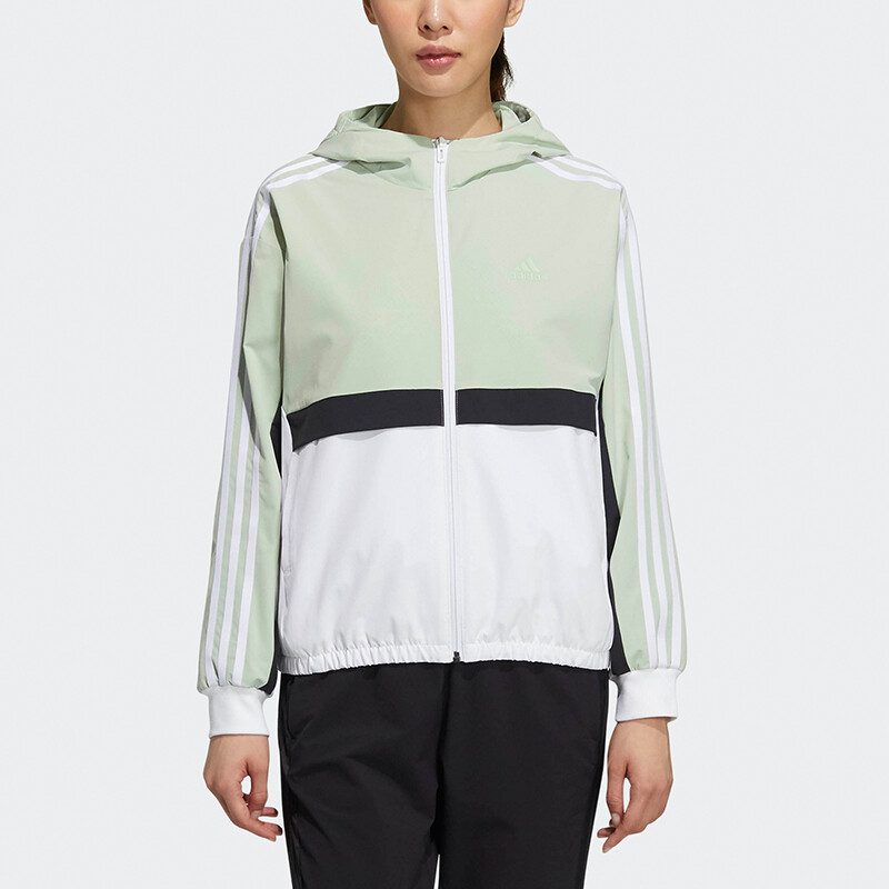 Куртка женская флуоресцентно-желтая Adidas — фото 3