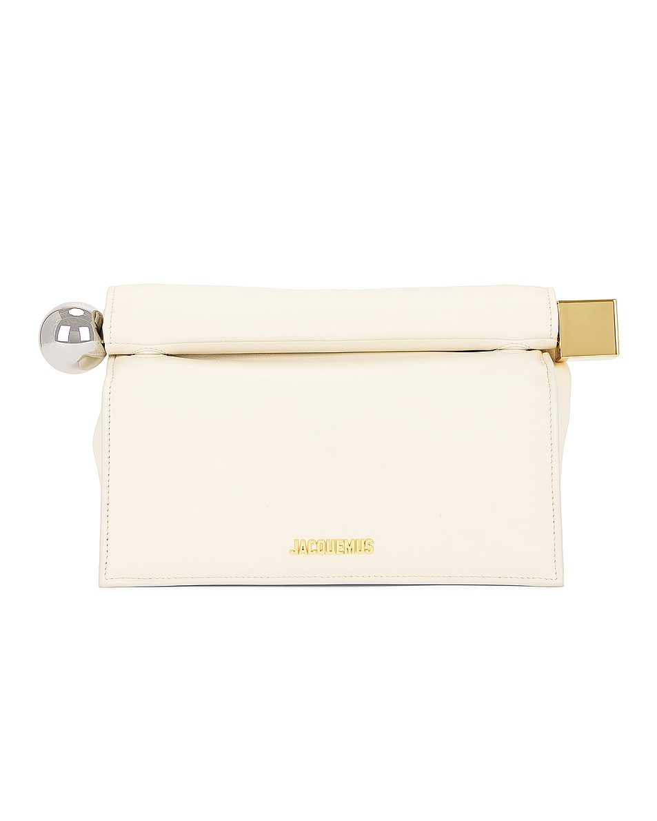

Маленькая круглая сумочка Care Jacquemus, Light Ivory