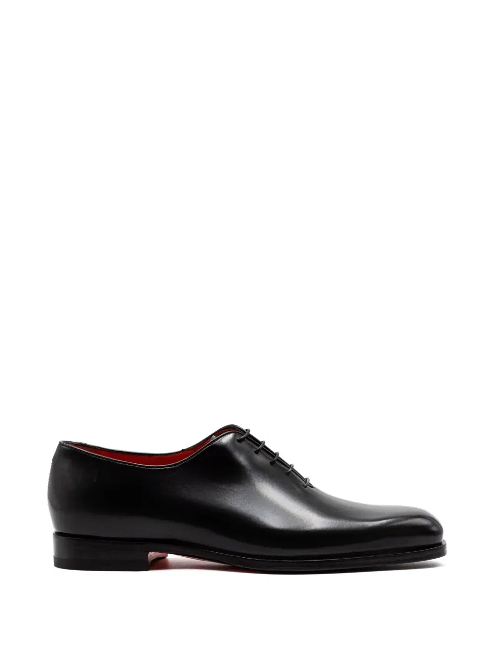 Оксфордские туфли на шнуровке Santoni, черный