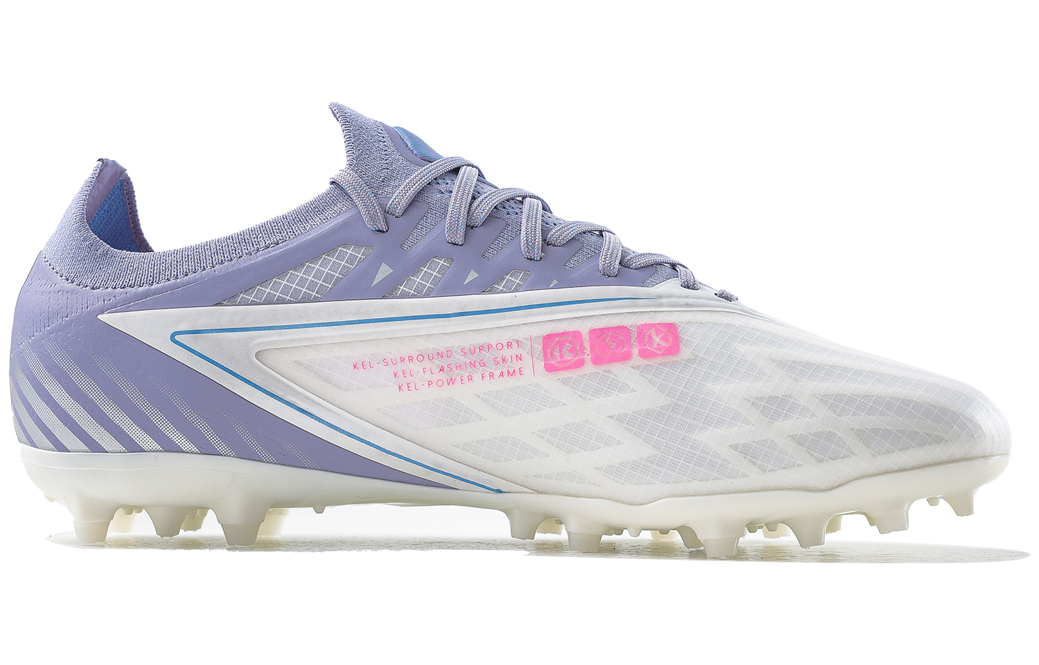Футболка Kelme Unisex Кроссовки низкие Белые Фиолетовые — фото 2