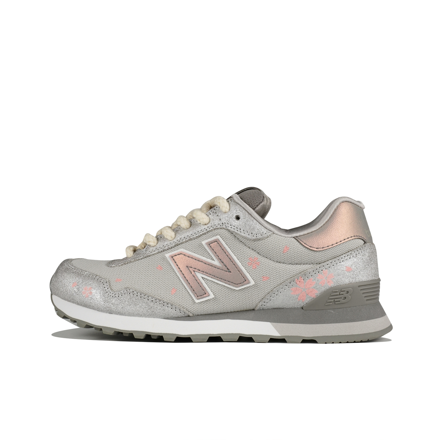 

New Balance Низкие кроссовки NB 515 для женщин silver pink