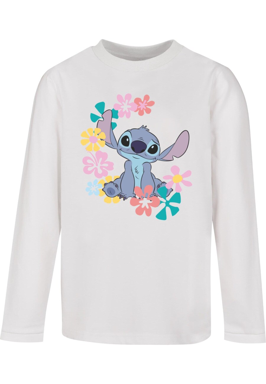 

Лонгслив ABSOLUTE CULT Shirt Lilo ans Stitch - Circle, белый