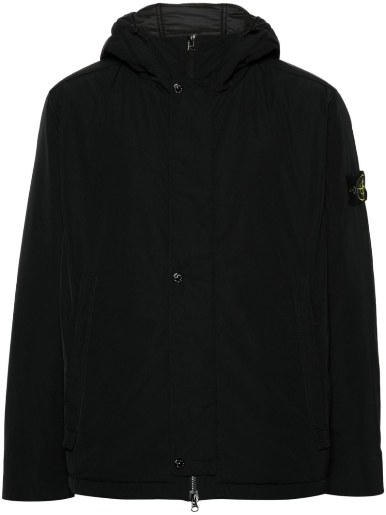 

Stone Island пуховик с нашивкой Compass, черный