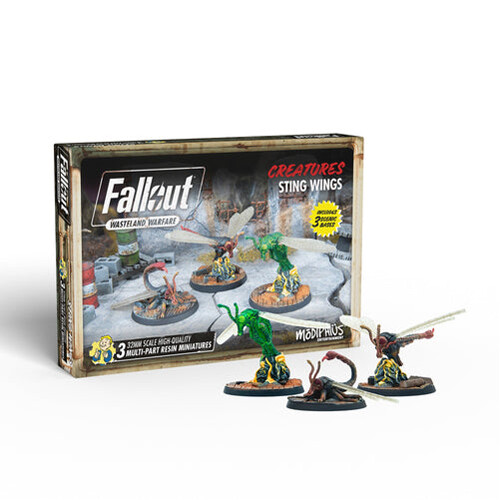 

Фигурки Fallout: Wasteland Warfare Creatures Stingwings