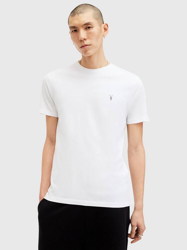 

Хлопковая футболка с логотипом brace AllSaints, белый