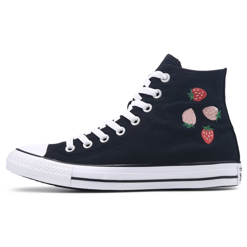 Кеды Chuck Taylor All Star высокие от Converse, черный/красные клубники — фото 3