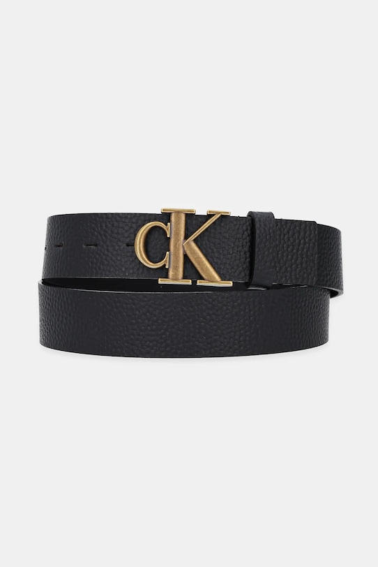 

Кожаный ремень Calvin Klein, черный
