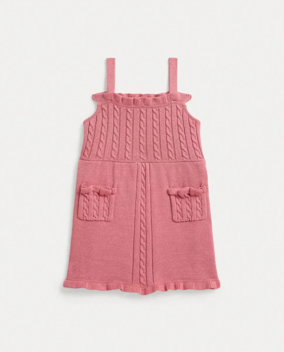 Платье для девочки-беби в стиле с запрелом из хлопка Polo Ralph Lauren, Caldera