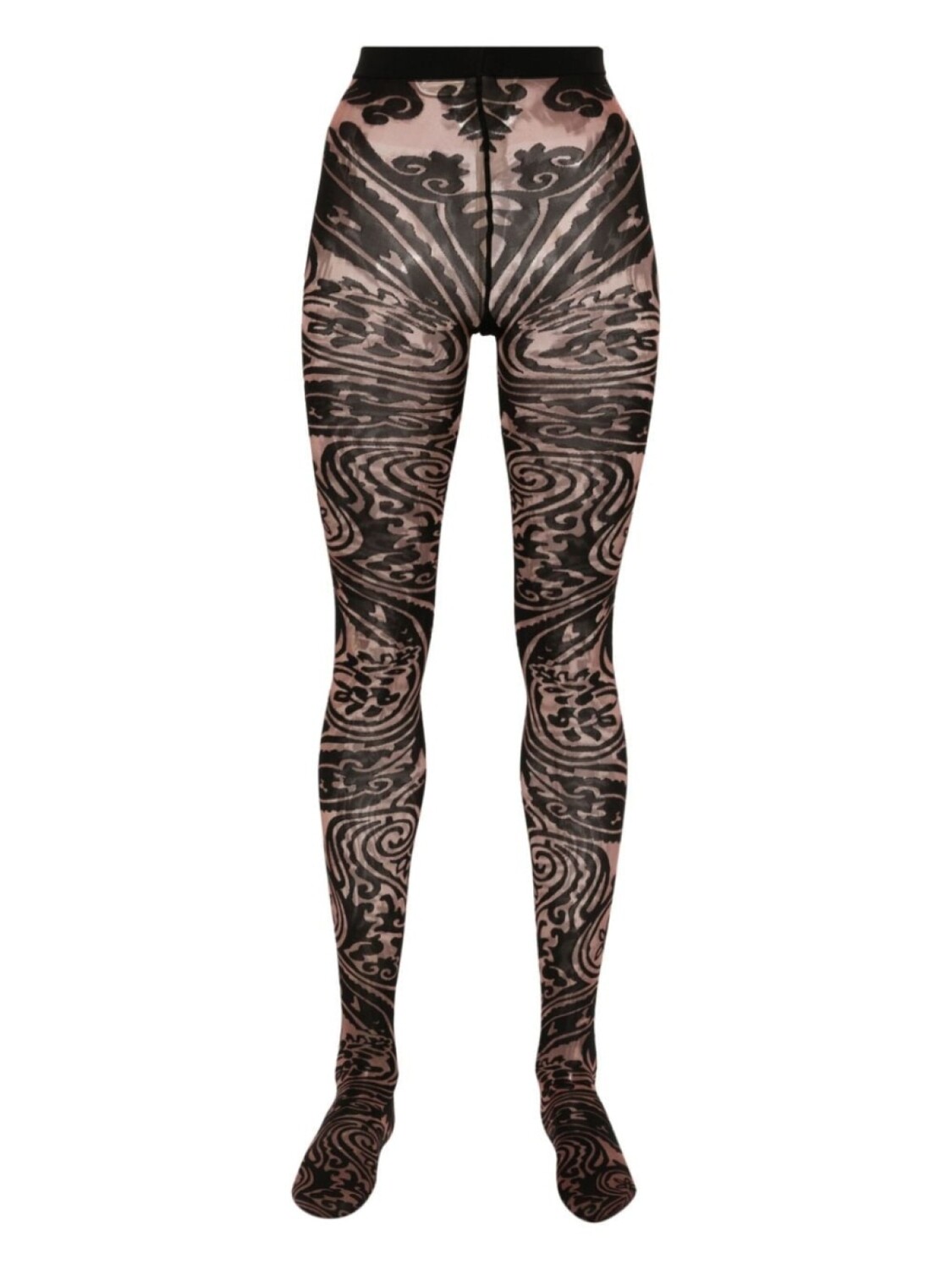 

Wolford жаккардовые колготки Body Tattoo, коричневый