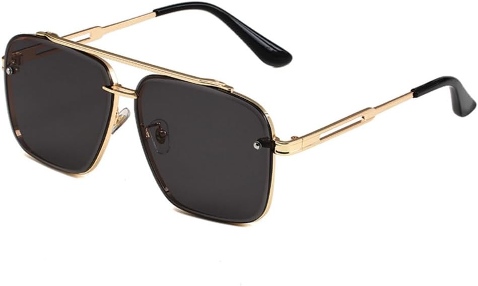 

Мужские солнцезащитные очки в металлической оправе для активного отдыха и вождения, классические женские солнцезащитные очки, мужские очки с защитой от УФ-излучения UV400 LOVQZAOF, 1